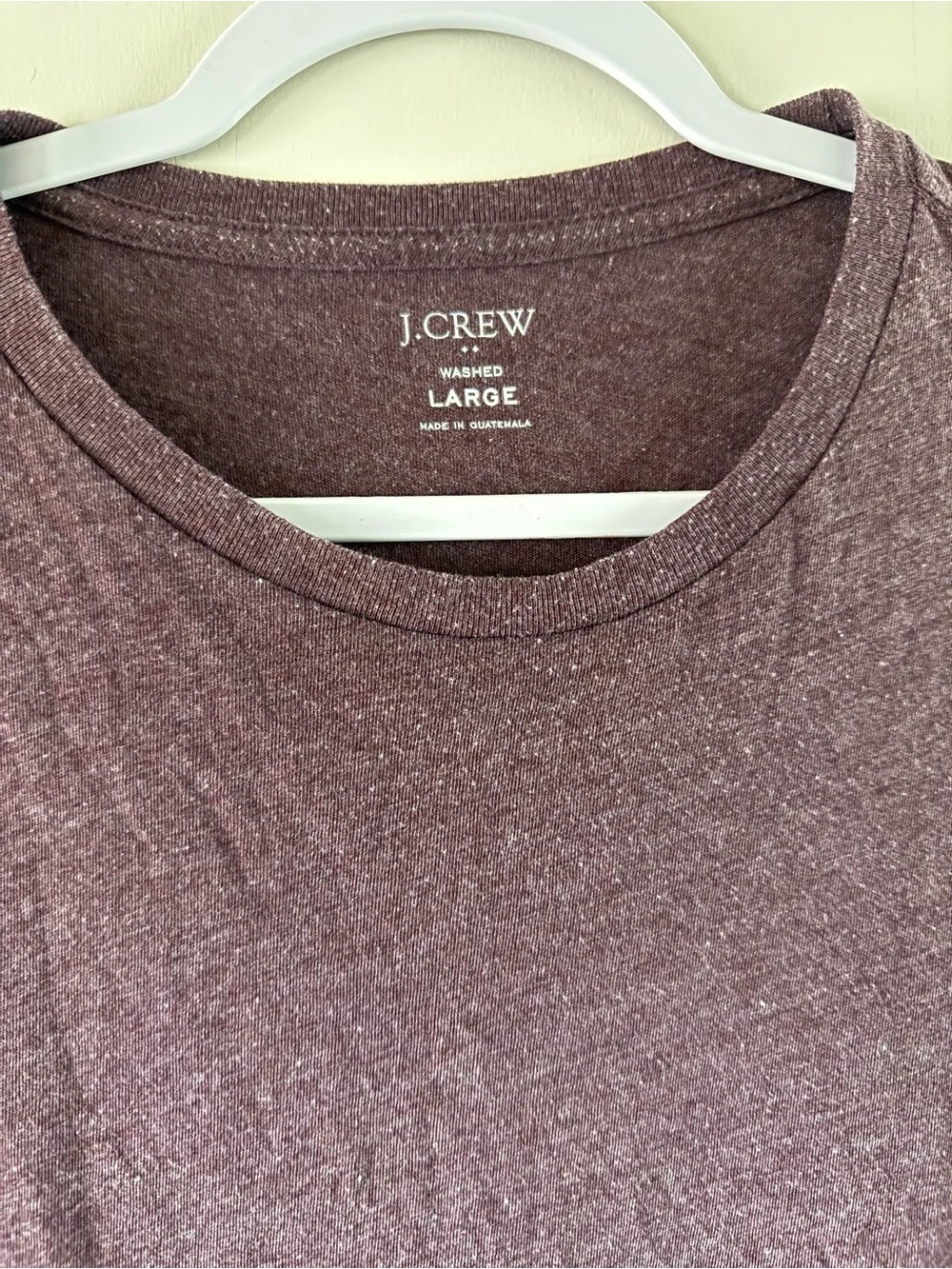 J. Crew Short Sleeve Crewneck Tees — Light Blue, Blue, Gray, Burgundy